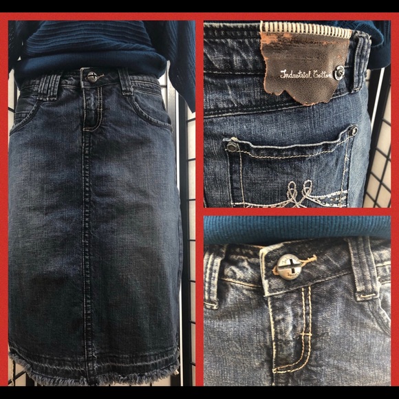 industrial Cotton Dresses & Skirts - 5 items for $10😍 Industrial Cotton Denim Skirt